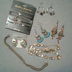 Boho Gold Toned Jewelry bundle lot